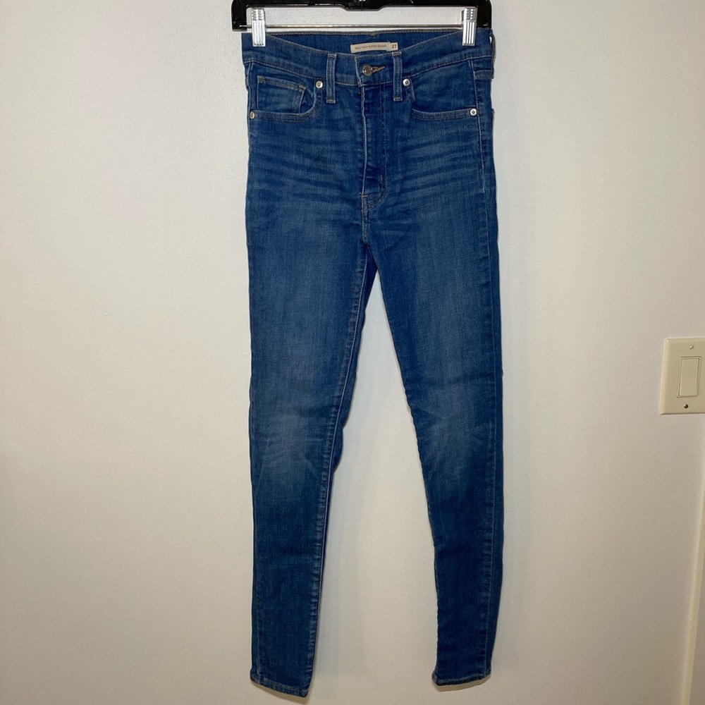 Levi Mile High Super Skinny Jean. Size 27 - image 5